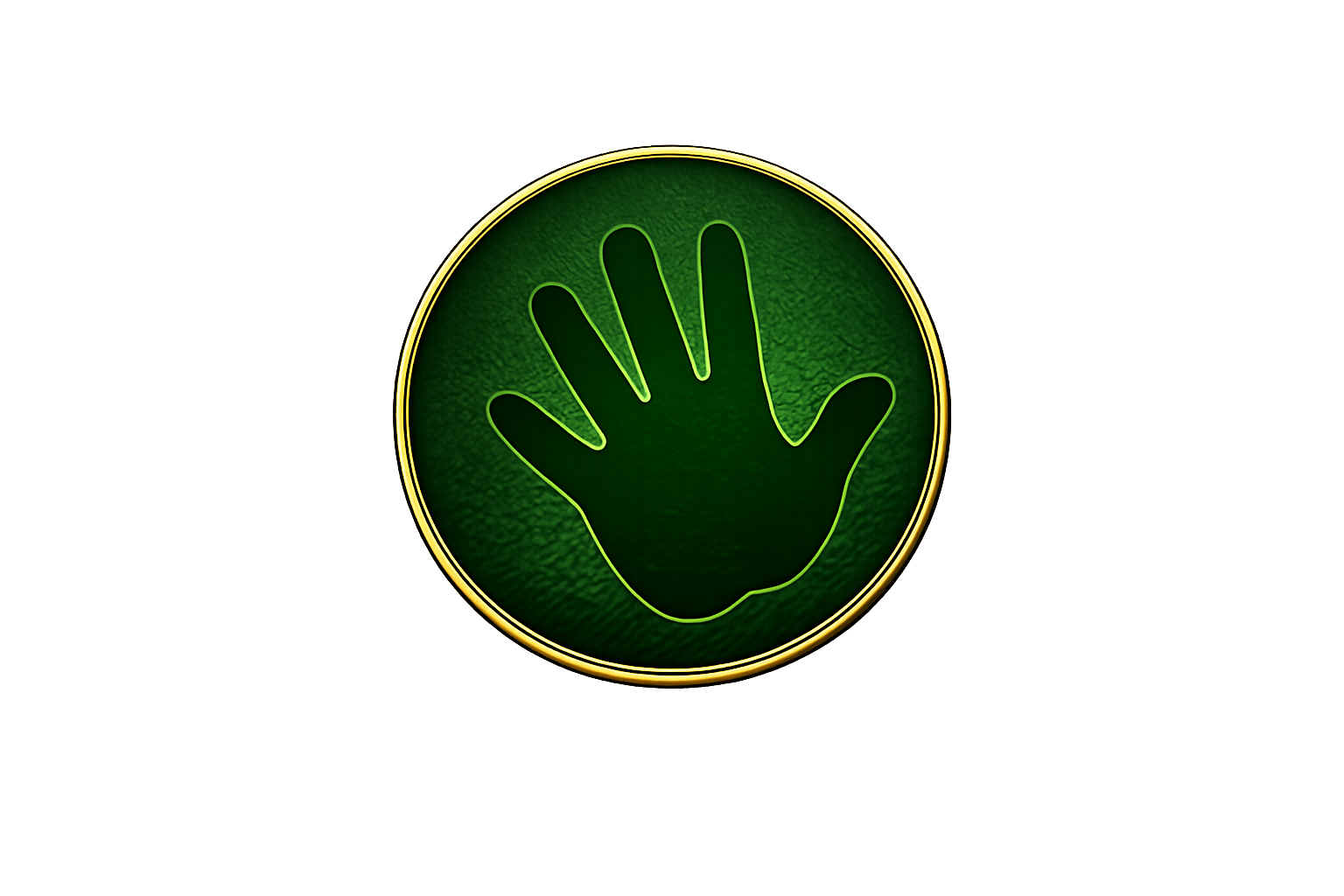 Hand badge