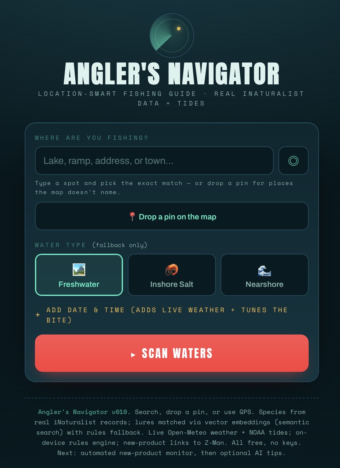 Angler's Navigator