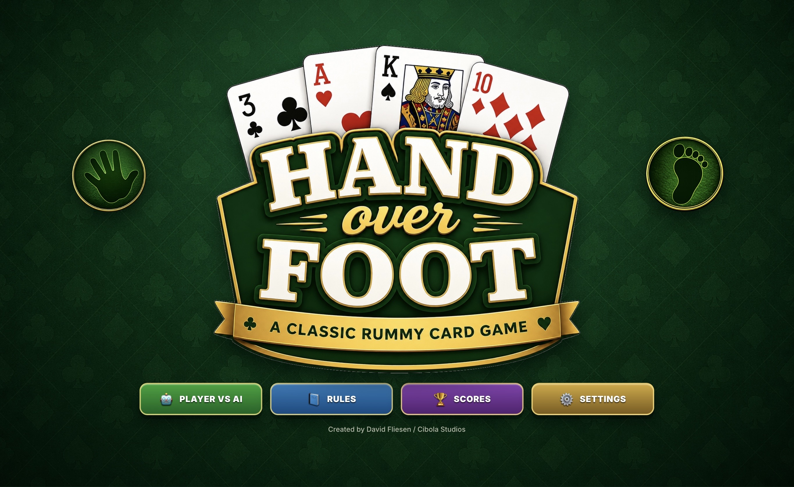 Hand Over Foot card game