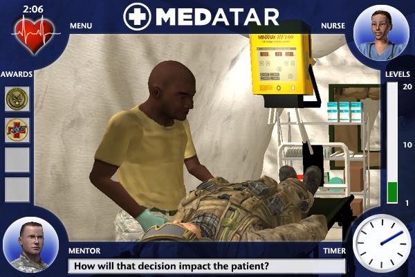 MEDATAR USAF serious game